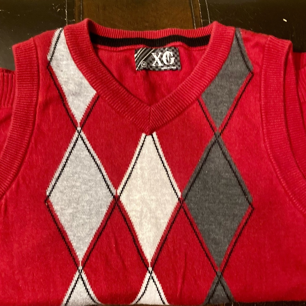 Boys Argyle sweater vest size 10